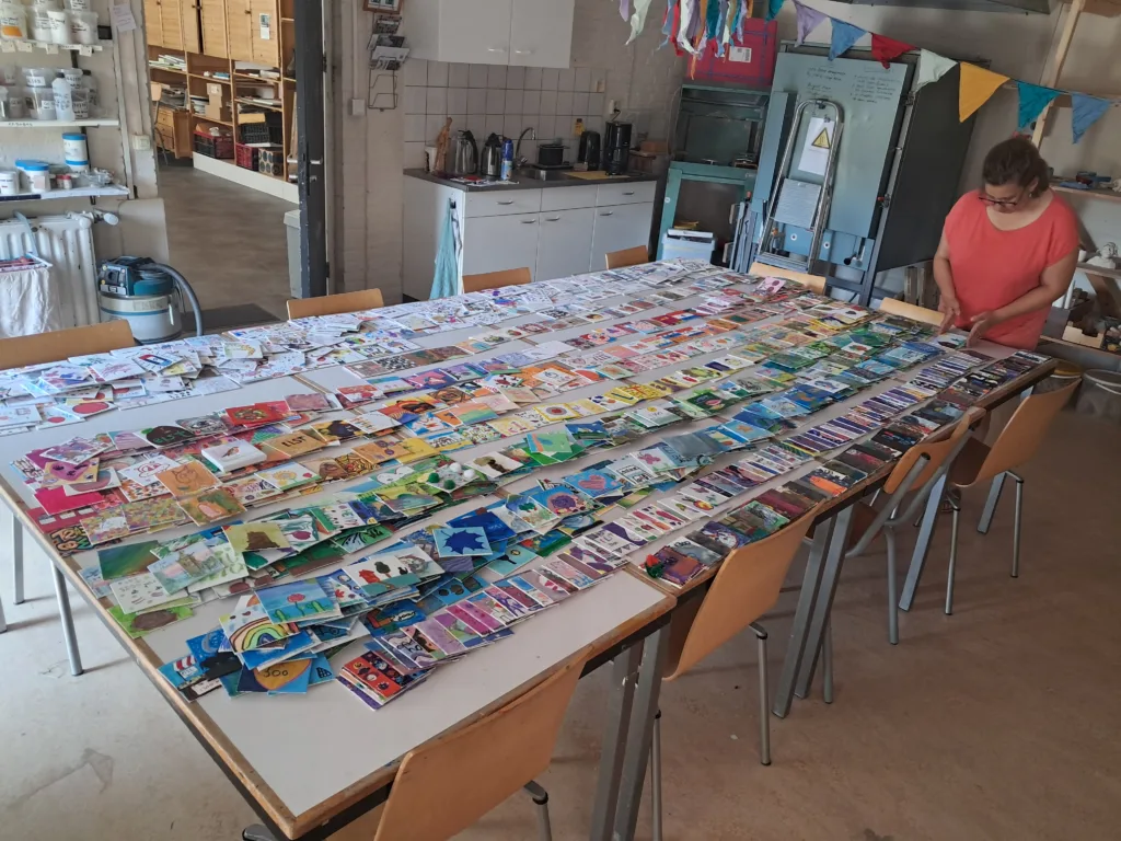 1300 kleuren canvasjes sorteren Rianne